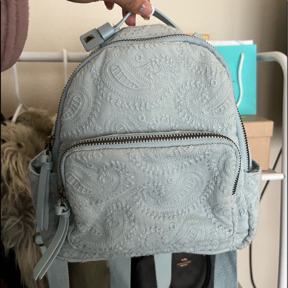 Mini Blue Boho Bag